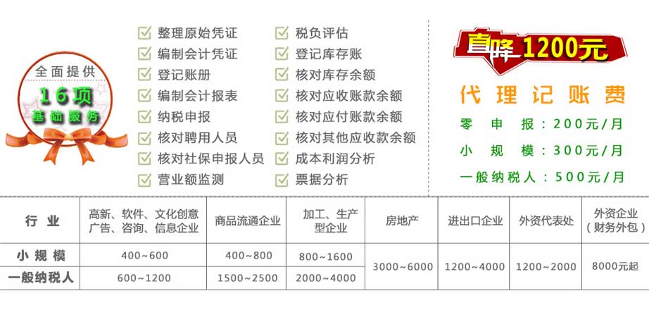 高新區(qū)代理記賬